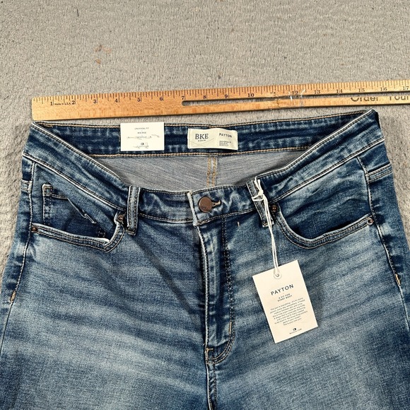 BKE Buckle Payton Jeans Womens 30L 30x34 Mid Rise Bootcut Universal Fit NWT - Picture 14 of 14